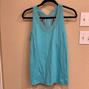 Lululemon Turquoise Built in support Tank